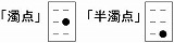 濁点・半濁点